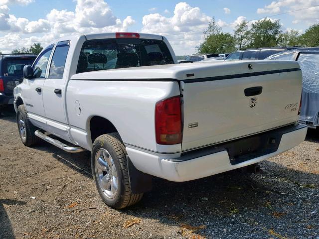 1D7HU18D05S266866 - 2005 DODGE RAM 1500 S WHITE photo 3