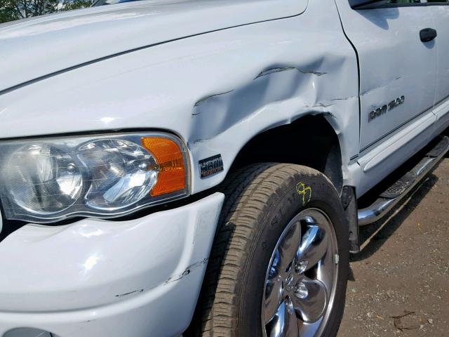 1D7HU18D05S266866 - 2005 DODGE RAM 1500 S WHITE photo 9