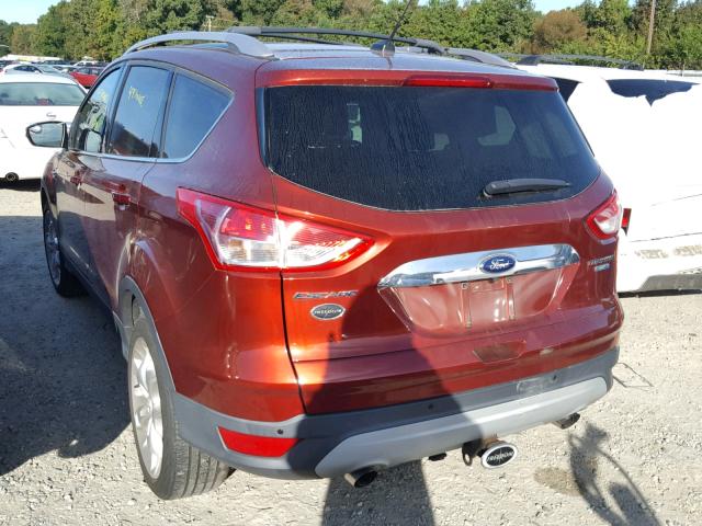 1FMCU9J96EUB56428 - 2014 FORD ESCAPE TIT RED photo 3