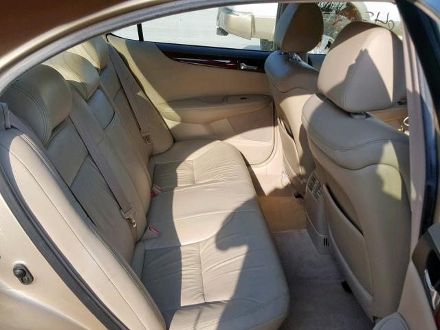 JTHBF30G230097324 - 2003 LEXUS ES 300 BEIGE photo 6