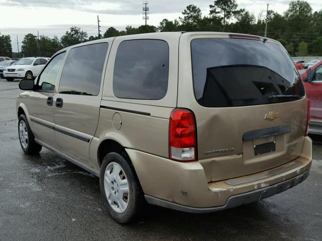 1GNDV23L26D115986 - 2006 CHEVROLET UPLANDER L 棕色 照片 3