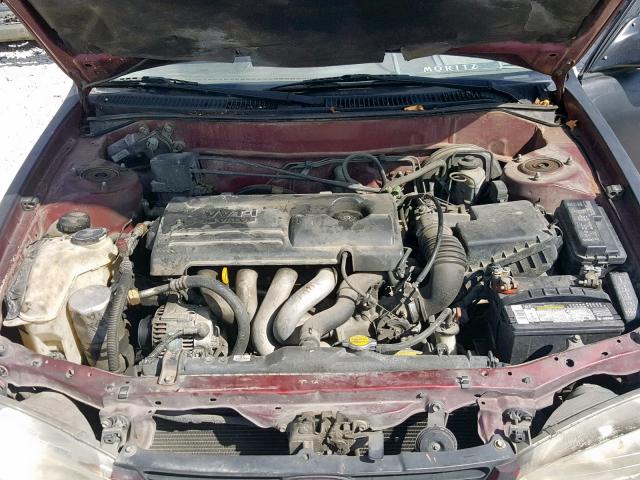 1Y1SK5287YZ413524 - 2000 CHEVROLET GEO PRIZM შავი ფოტო 7