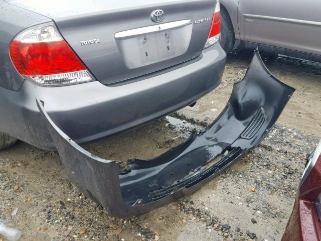 4T1BE30K65U598412 - 2005 TOYOTA CAMRY LE GRAY photo 9