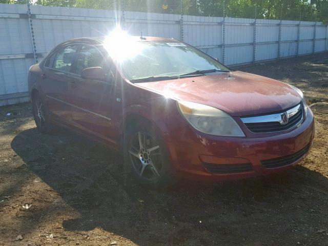 1G8ZS57N27F162150 - 2007 SATURN AURA XE RED photo 1