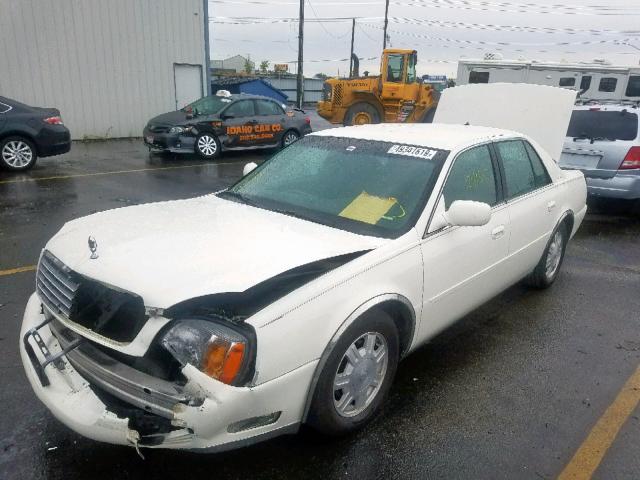 1G6KD54Y04U106301 - 2004 CADILLAC DEVILLE CREAM photo 2