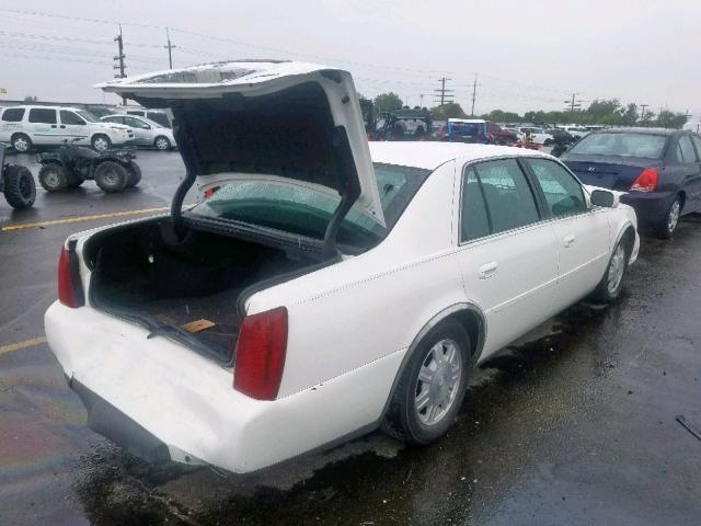 1G6KD54Y04U106301 - 2004 CADILLAC DEVILLE CREAM photo 4