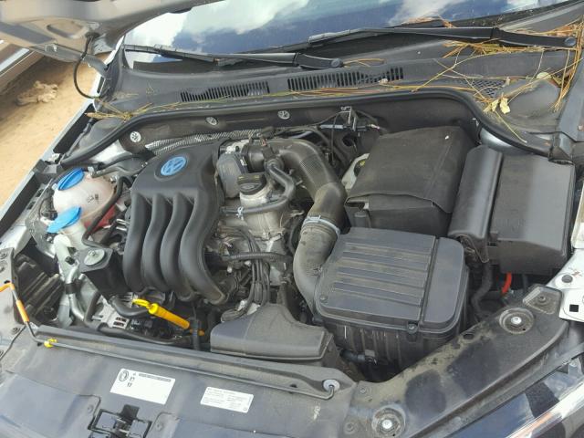 3VW2K7AJ1EM313496 - 2014 VOLKSWAGEN JETTA BASE 银色 照片 7