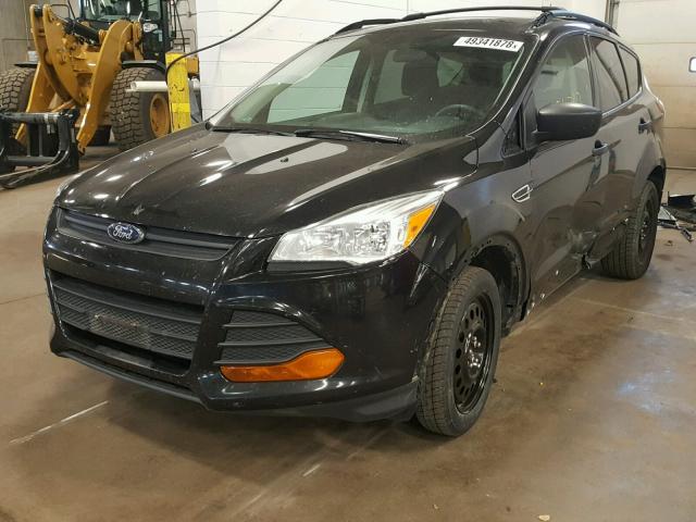 1FMCU0F74DUD94442 - 2013 FORD ESCAPE S BLACK photo 2