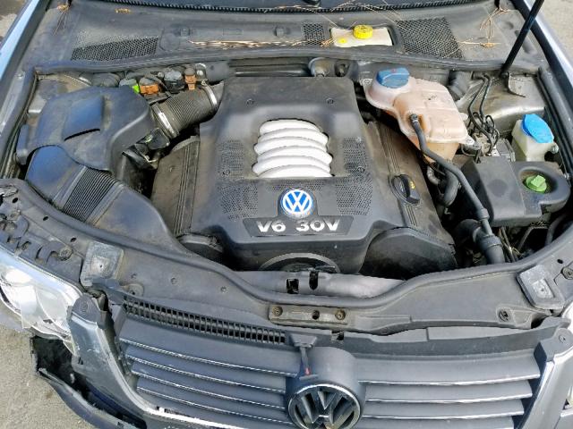 WVWRH63B03P240709 - 2003 VOLKSWAGEN PASSAT GLX SILVER photo 7