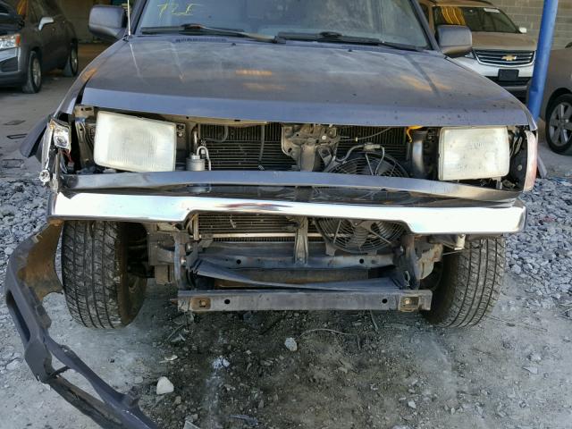 1N6ED27T3YC334519 - 2000 NISSAN FRONTIER C GRAY photo 9