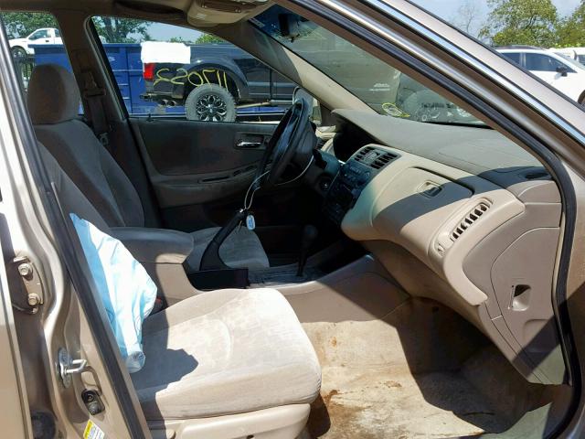 1HGCG66802A135325 - 2002 HONDA ACCORD EX GOLD photo 5