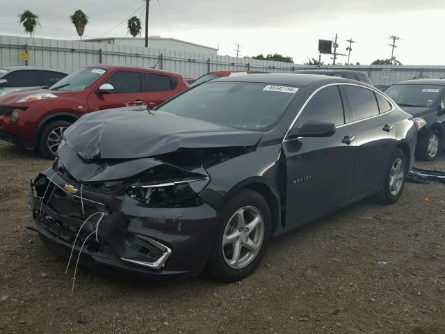 1G1ZB5ST0JF176768 - 2018 CHEVROLET MALIBU LS 石墨色 照片 2