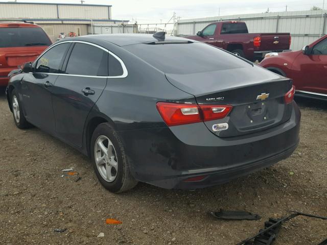 1G1ZB5ST0JF176768 - 2018 CHEVROLET MALIBU LS 石墨色 照片 3