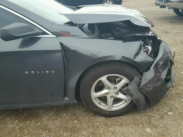 1G1ZB5ST0JF176768 - 2018 CHEVROLET MALIBU LS 石墨色 照片 9