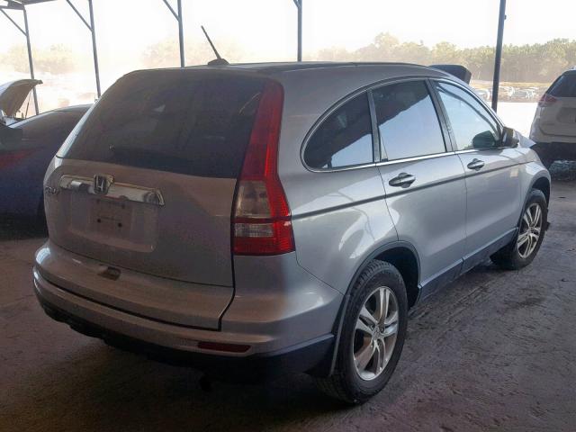 5J6RE3H73BL045649 - 2011 HONDA CR-V EXL SILVER photo 4