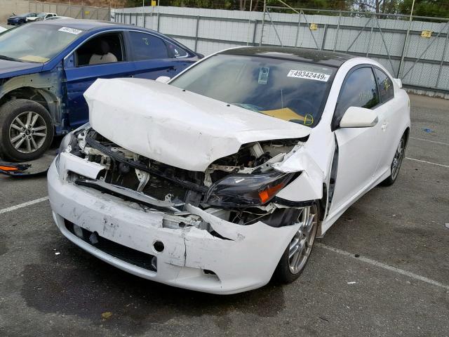 JTKDE177070213304 - 2007 TOYOTA SCION TC თეთრი ფოტო 2