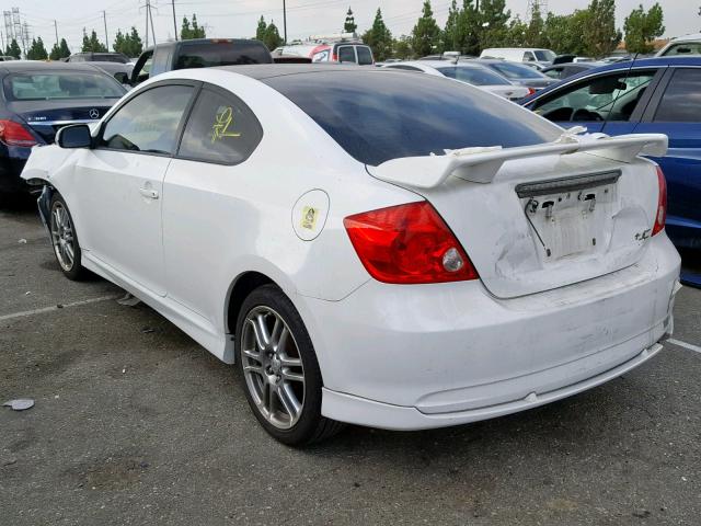 JTKDE177070213304 - 2007 TOYOTA SCION TC თეთრი ფოტო 3