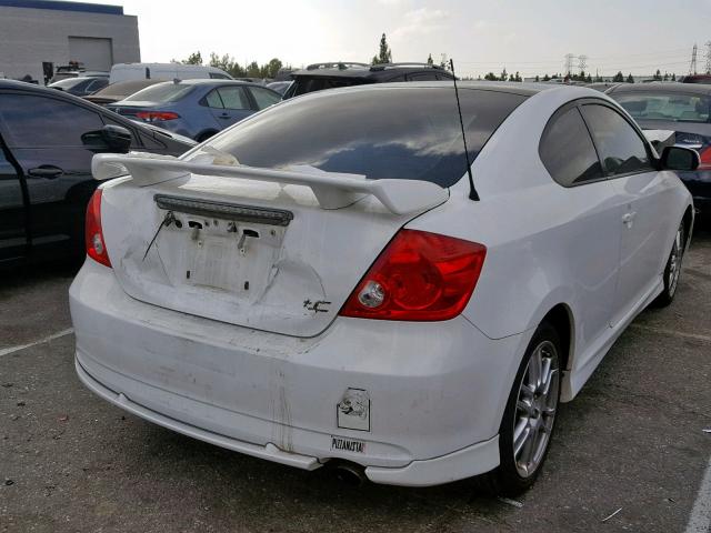 JTKDE177070213304 - 2007 TOYOTA SCION TC თეთრი ფოტო 4