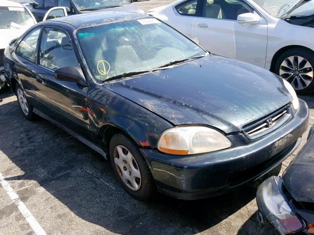 1HGEJ8140WL038663 - 1998 HONDA CIVIC EX GREEN photo 1