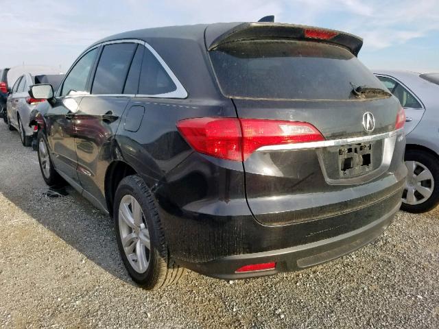 5J8TB3H34EL005877 - 2014 ACURA RDX BLACK photo 3