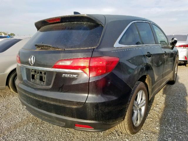 5J8TB3H34EL005877 - 2014 ACURA RDX BLACK photo 4