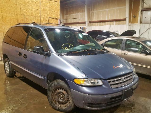 2P4FP25B7TR843565 - 1996 PLYMOUTH VOYAGER BLUE photo 1