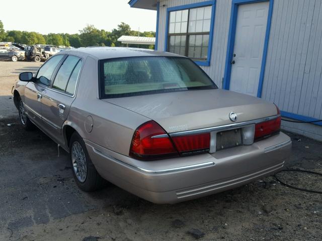 2MEFM74W2WX699579 - 1998 MERCURY GRAND MARQ TAN photo 3