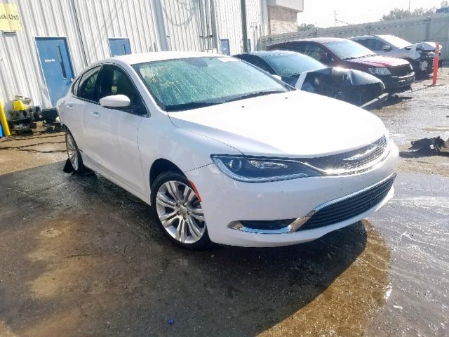 1C3CCCAB0FN555052 - 2015 CHRYSLER 200 LIMITE WHITE photo 1