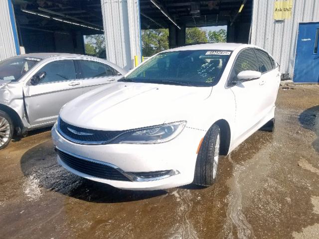 1C3CCCAB0FN555052 - 2015 CHRYSLER 200 LIMITE WHITE photo 2