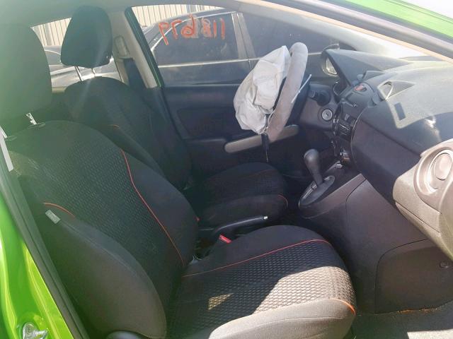 JM1DE1LZ7C0136262 - 2012 MAZDA MAZDA2 GREEN photo 5