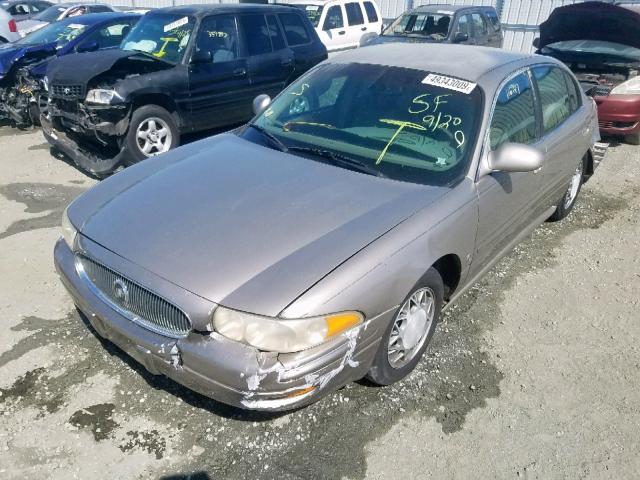 1G4HP54K514187233 - 2001 BUICK LESABRE CU GOLD photo 2