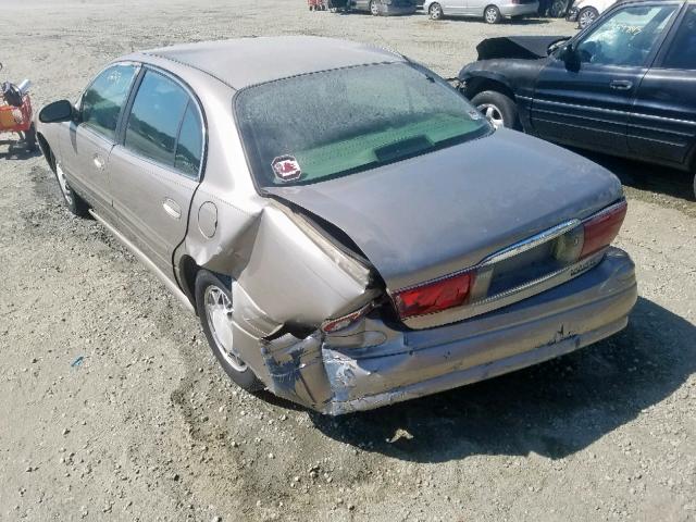 1G4HP54K514187233 - 2001 BUICK LESABRE CU GOLD photo 3