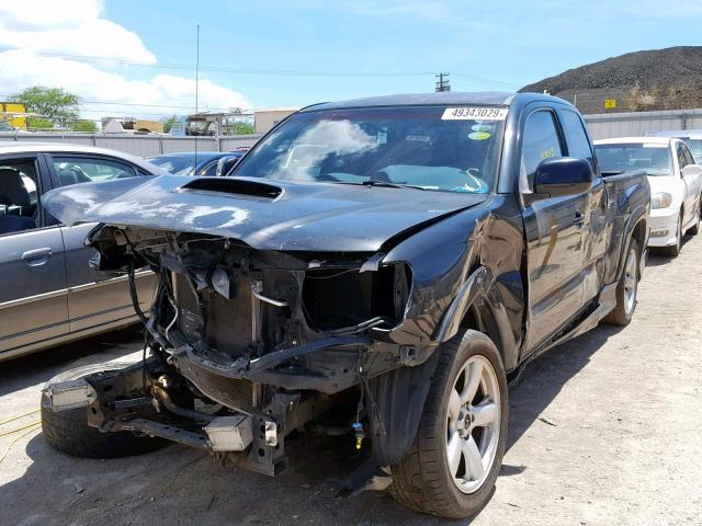 5TETU22N67Z411015 - 2007 TOYOTA TACOMA X-R BLACK photo 2