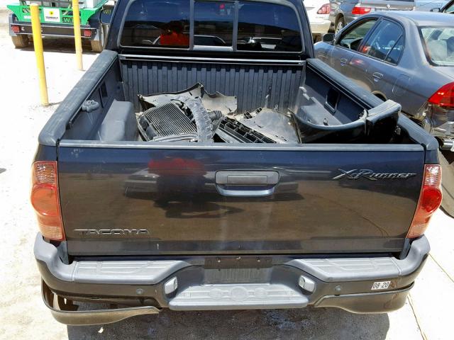 5TETU22N67Z411015 - 2007 TOYOTA TACOMA X-R BLACK photo 6