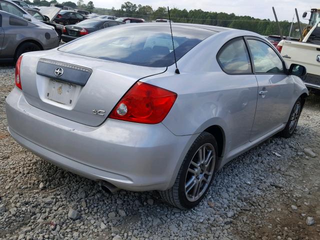 JTKDE177X50003905 - 2005 TOYOTA SCION TC 银色 照片 4