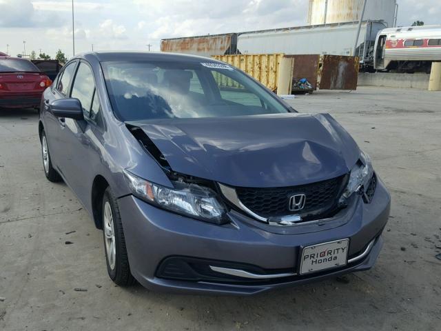 19XFB2F59FE119118 - 2015 HONDA CIVIC LX GRAY photo 1