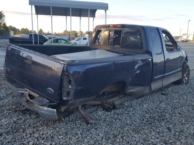 2FTRX17W24CA21448 - 2004 FORD F-150 HERI BLUE photo 4