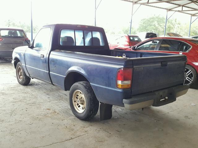 1FTCR10A8RTA13852 - 1994 FORD RANGER BLUE photo 3