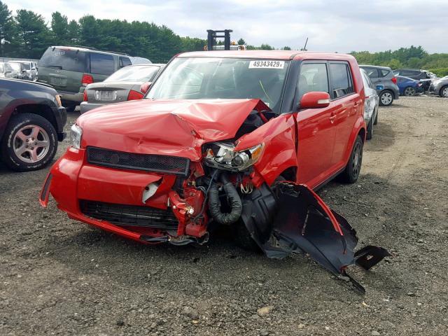 JTLKE50E791097311 - 2009 TOYOTA SCION XB წითელი ფოტო 2