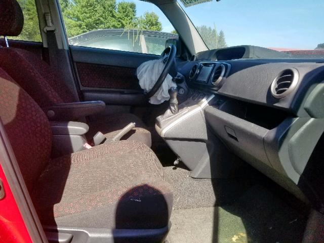 JTLKE50E791097311 - 2009 TOYOTA SCION XB წითელი ფოტო 5