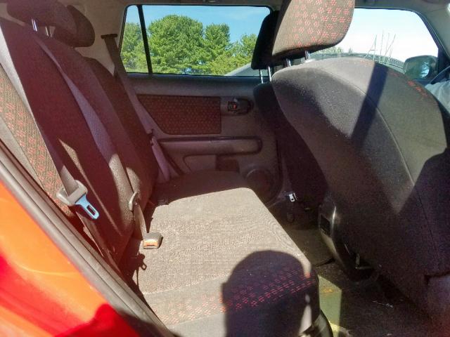 JTLKE50E791097311 - 2009 TOYOTA SCION XB წითელი ფოტო 6