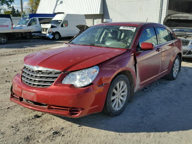 1C3CC5FB3AN229906 - 2010 CHRYSLER SEBRING LI RED photo 2