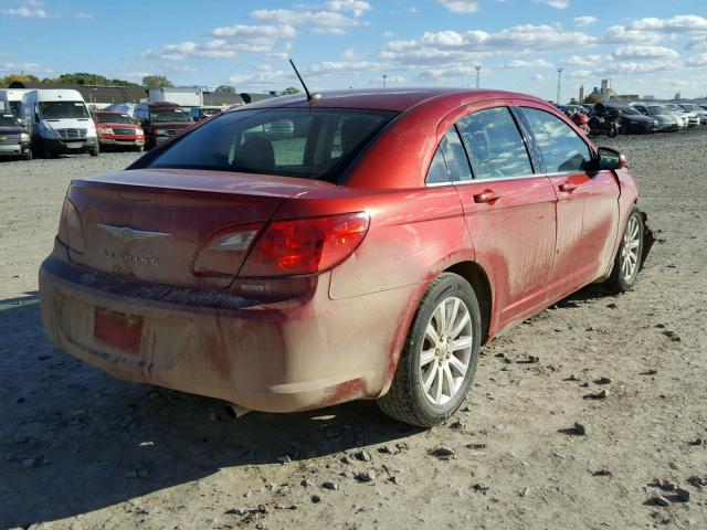 1C3CC5FB3AN229906 - 2010 CHRYSLER SEBRING LI RED photo 4