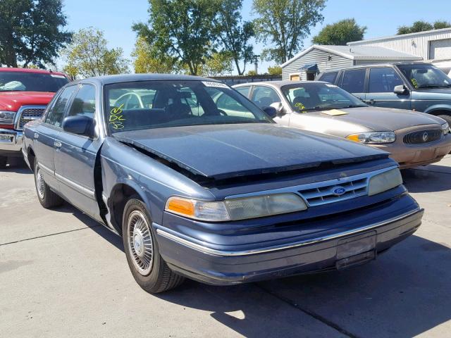 2FALP73W3TX143229 - 1996 FORD CROWN VICT BLUE photo 1