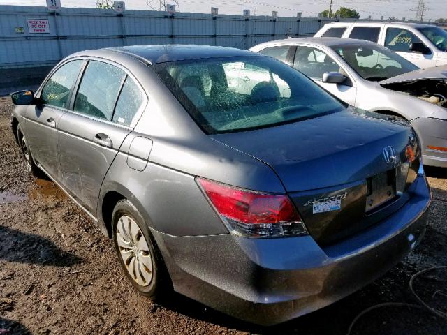 1HGCP26398A155725 - 2008 HONDA ACCORD LX GRAY photo 3