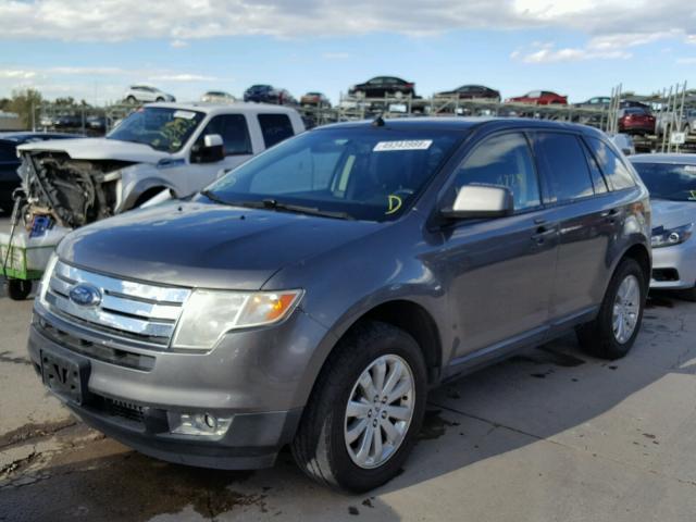 2FMDK4JC7ABA89461 - 2010 FORD EDGE SEL GRAY photo 2