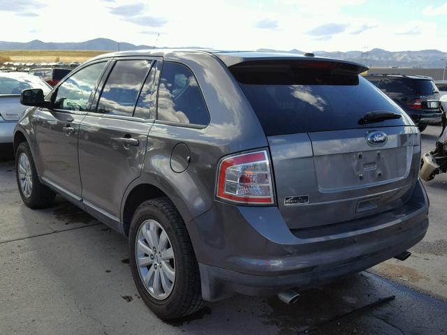 2FMDK4JC7ABA89461 - 2010 FORD EDGE SEL GRAY photo 3