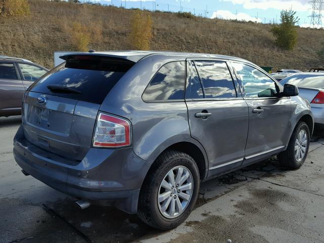 2FMDK4JC7ABA89461 - 2010 FORD EDGE SEL GRAY photo 4