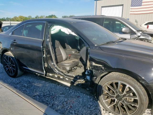 1FAHP2E89HG127587 - 2017 FORD TAURUS SEL BLACK photo 9