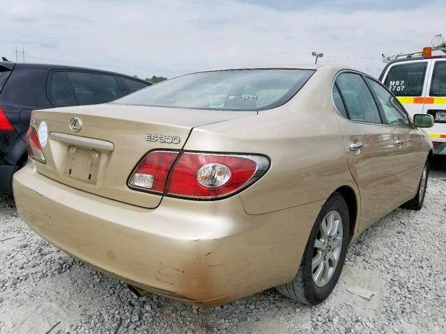 JTHBF30G220068842 - 2002 LEXUS ES 300 GOLD photo 4